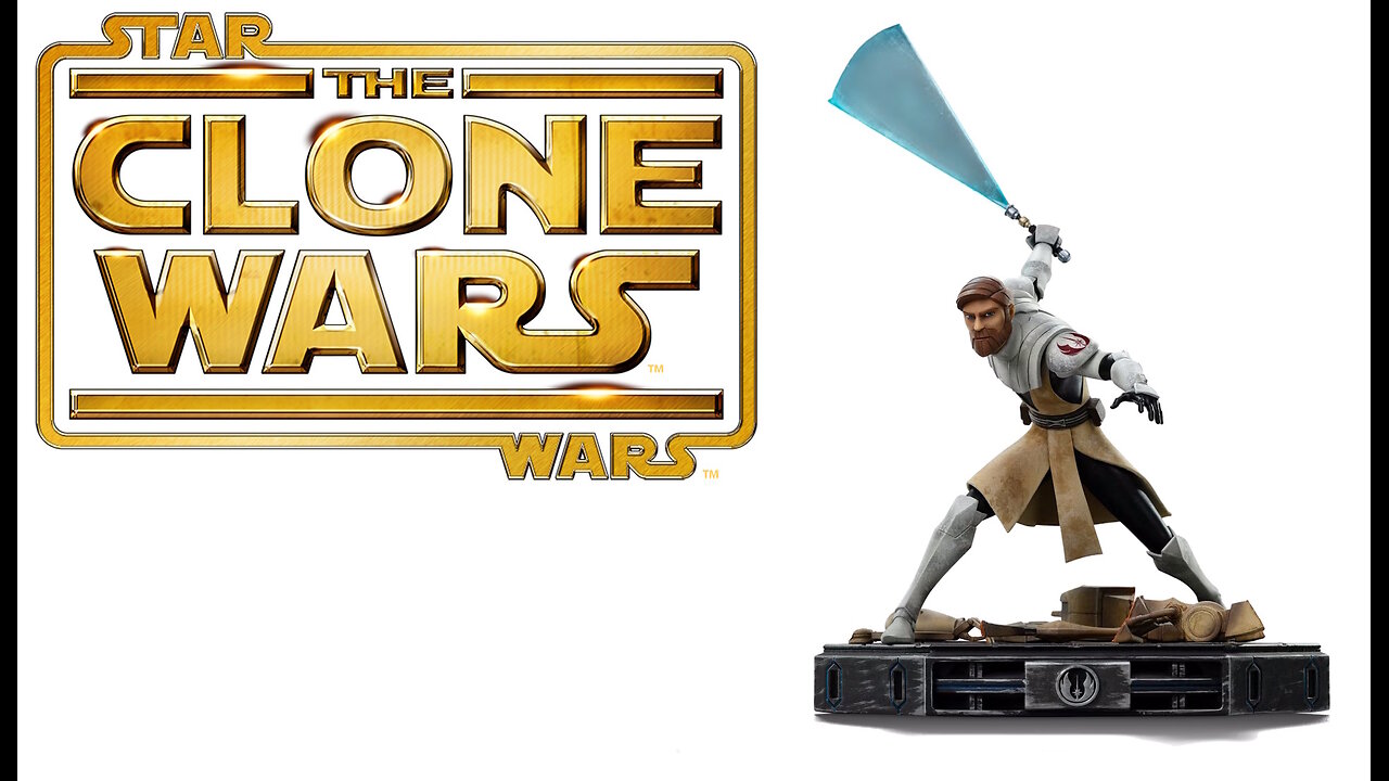 Obi-Wan Kenobi - Star Wars: Clone Wars [1/10 Scale - Iron Studios]