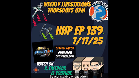 Hyperspace Heroes Podcast Episode 139 - Owen Cotter from Scifiction.com