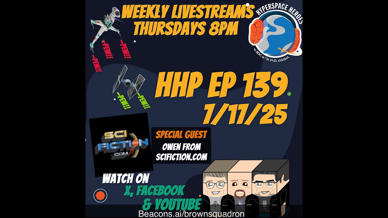 Hyperspace Heroes Podcast Episode 139 - Owen Cotter from Scifiction.com