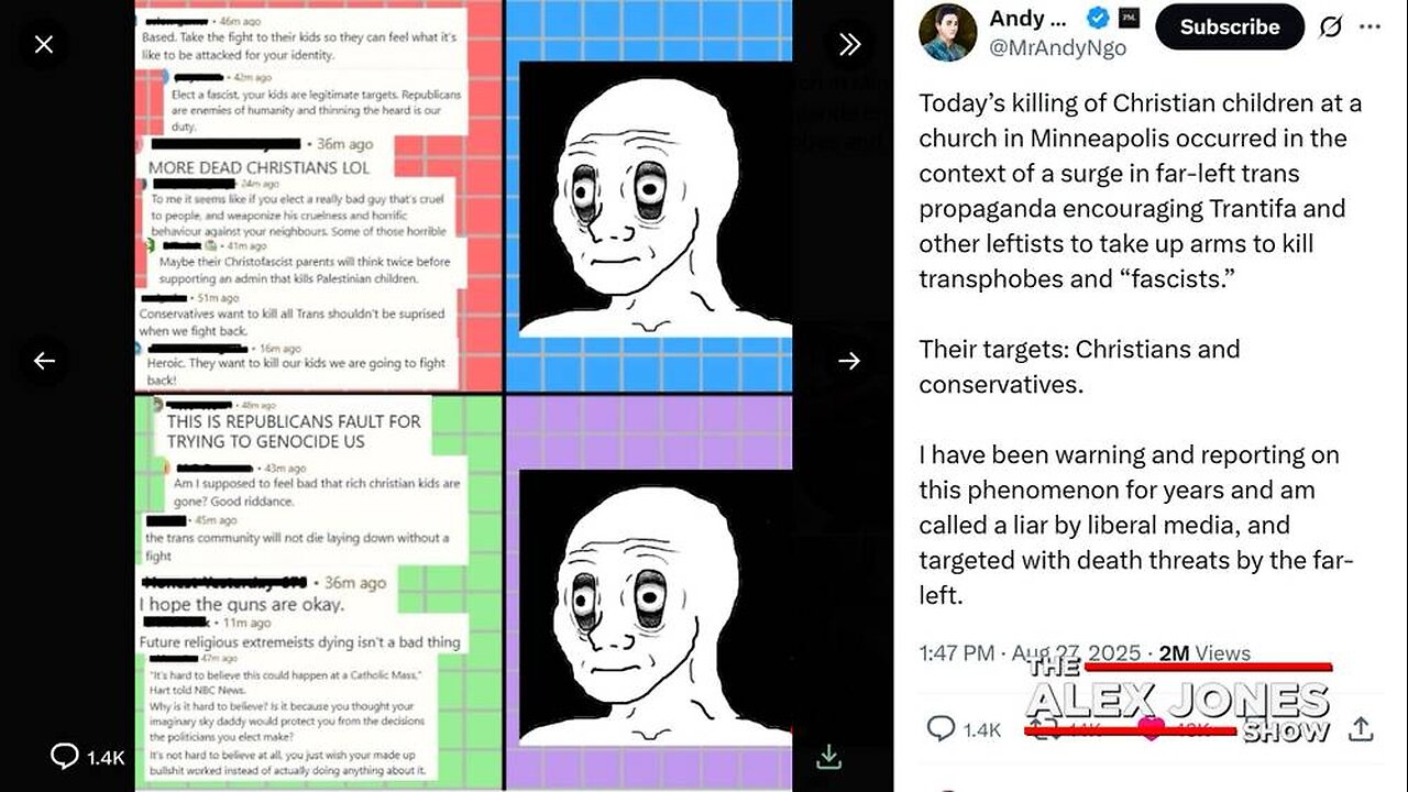 The Trantifa Trans Cult Is Issuing New Death Threats Against Journalist Andy Ngo