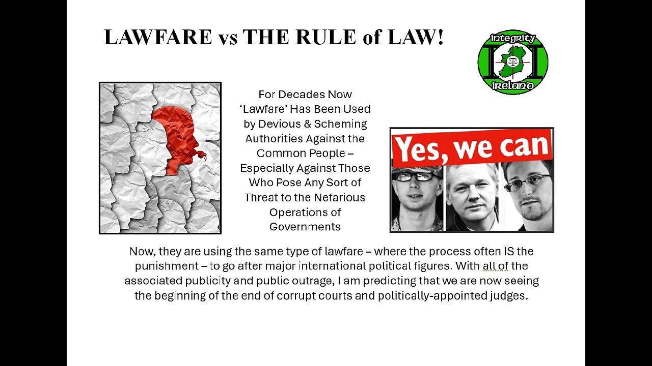 Le Pen, in the PEN! Lawfare vs the Rule of Law.