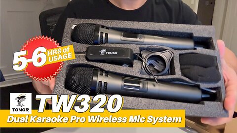 I Didn't Expect This from a Cheap Wireless Mic – Tonor TW320 Full Test!