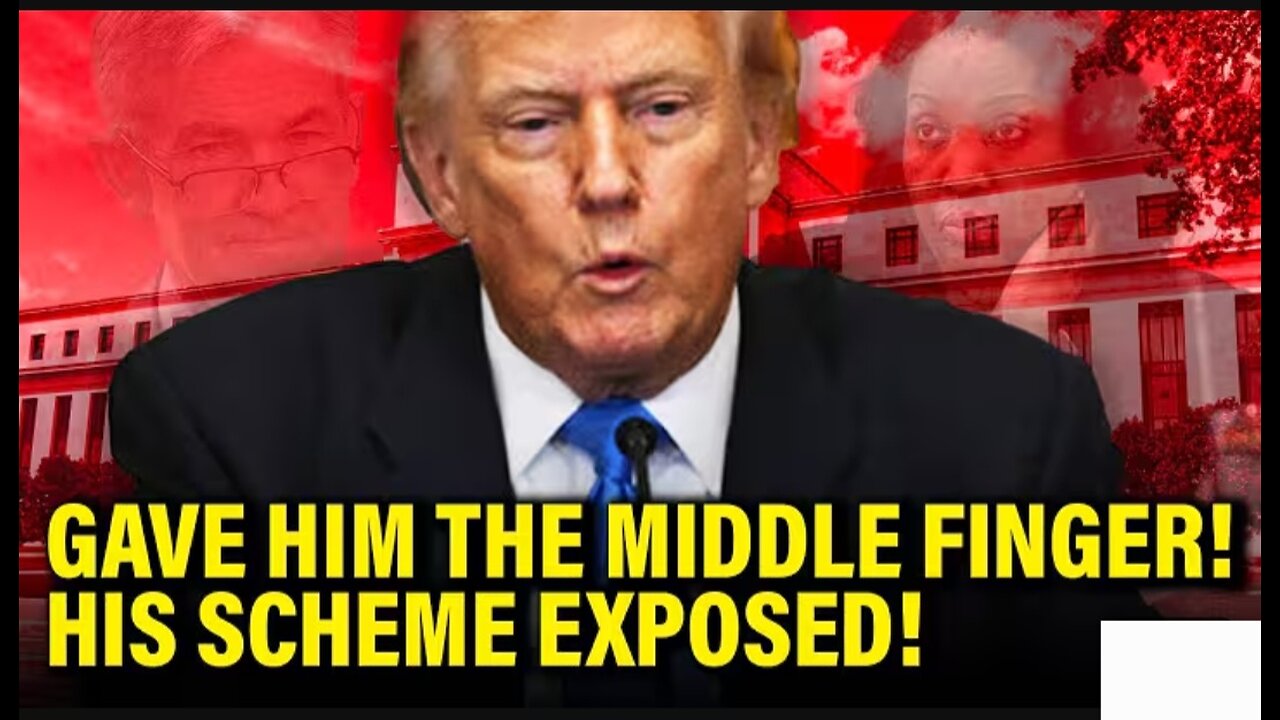 Trump's FED NIGHTMARE Just Got MUCH WORSE