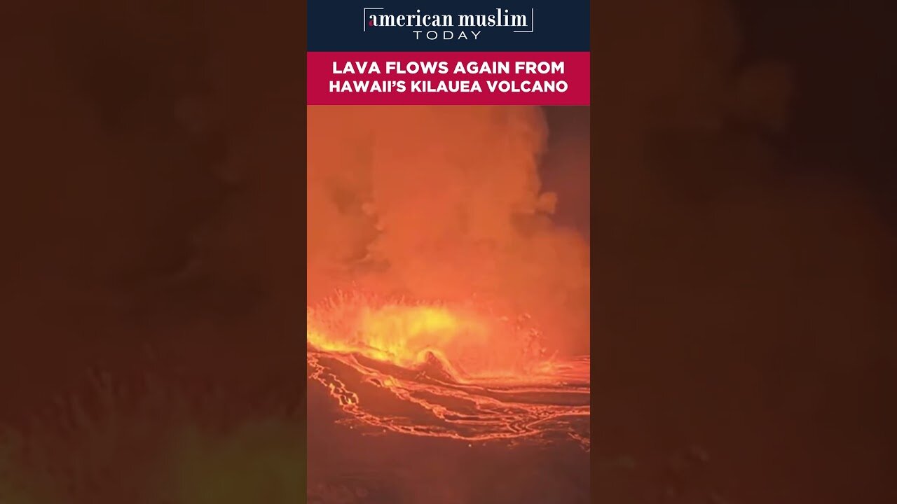 Lava flows again from Hawaii's Kilauea volcano.