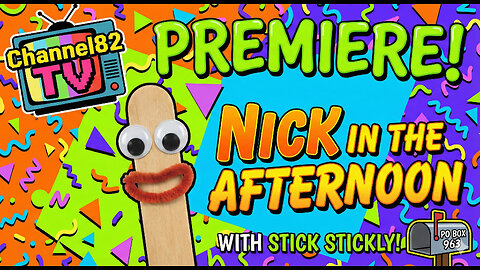PREMIERE: Nick in the Afternoon 1995-1998 with Stick Stickly! 📺✨ | 🍦📺 Channel82TV