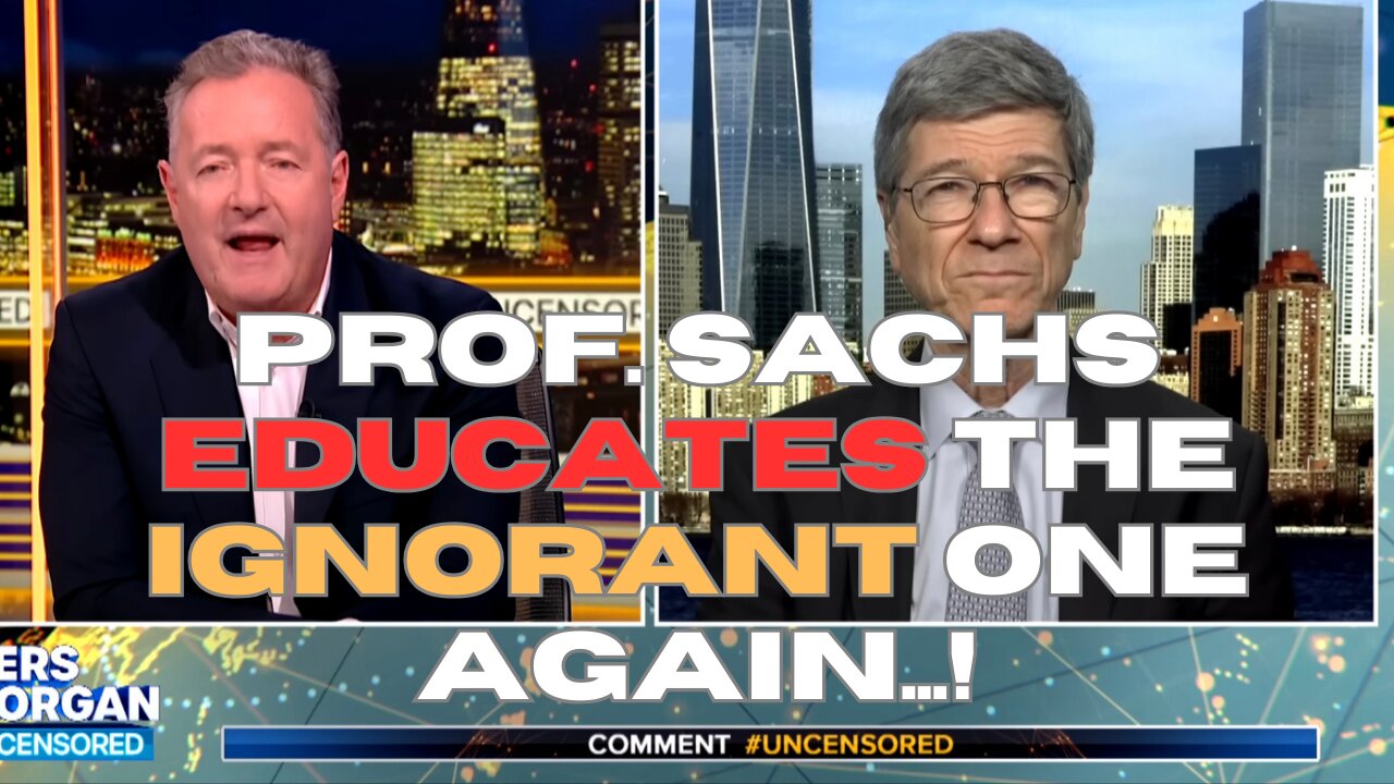 Educating the ignorant one again – Prof. Jeffery Sachs