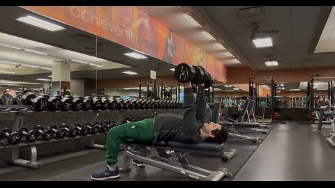 DB Deadlifts and Bench Preses 75LBS 2 Reps