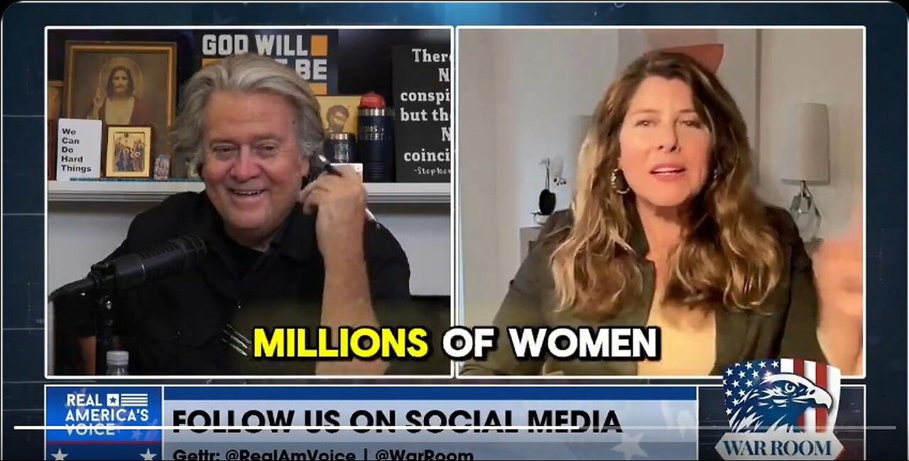 Naomi Wolf: Pfizer, Myfembree, and women’s reproductive health - Steve Bannon