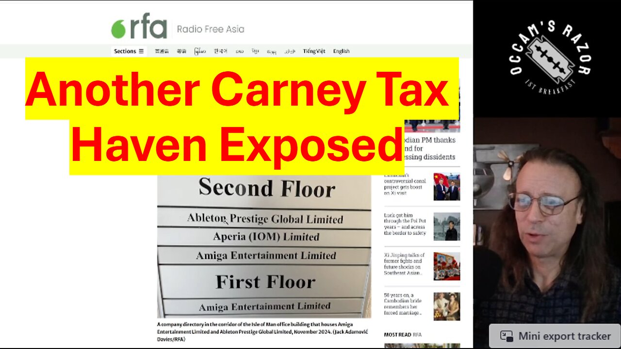 Another Carney Tax Haven