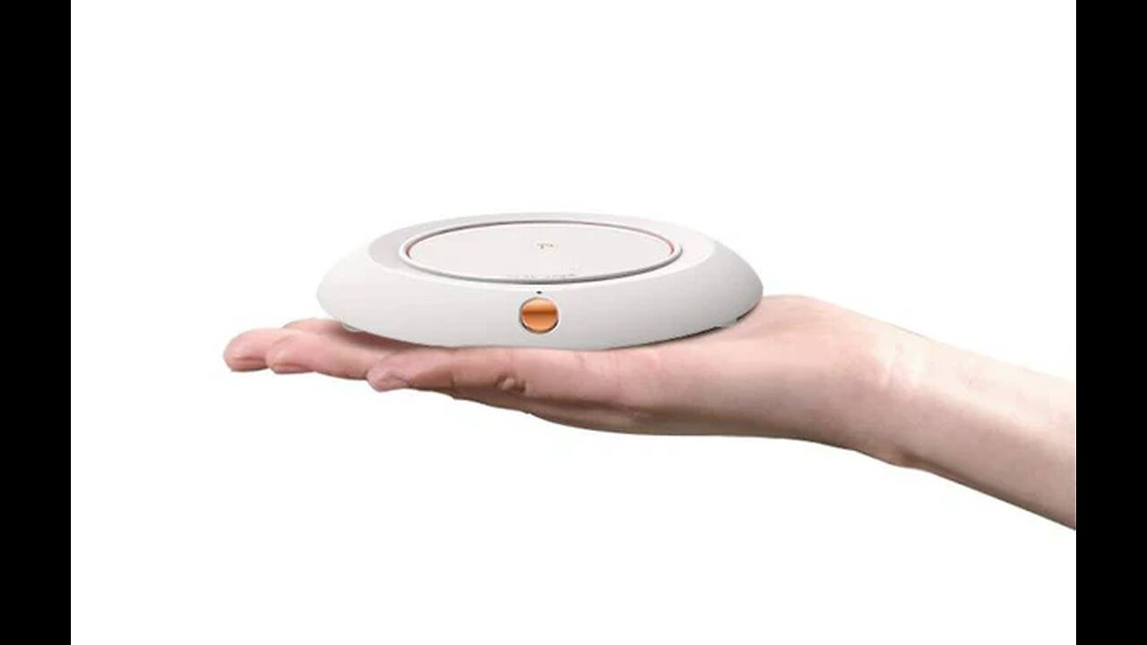 Electric USB Desktop Heating Coaster with One Button Touch Control, Keep Temperature at 55 ℃