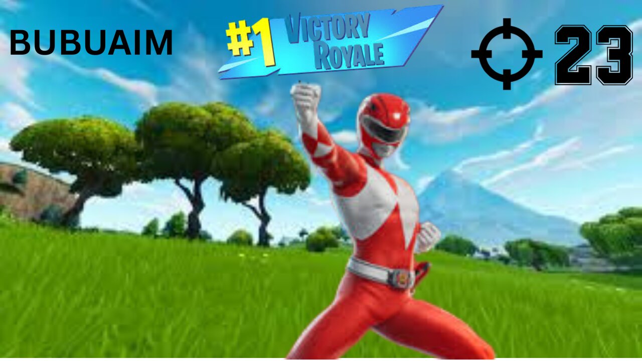 First win as the Red Power Ranger with 23 eliminations!
