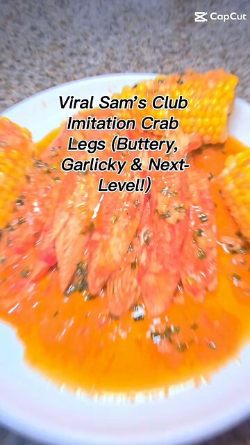 Viral Sam’s Club Imitation Crab Legs | Buttery, Garlicky & Next-Level!