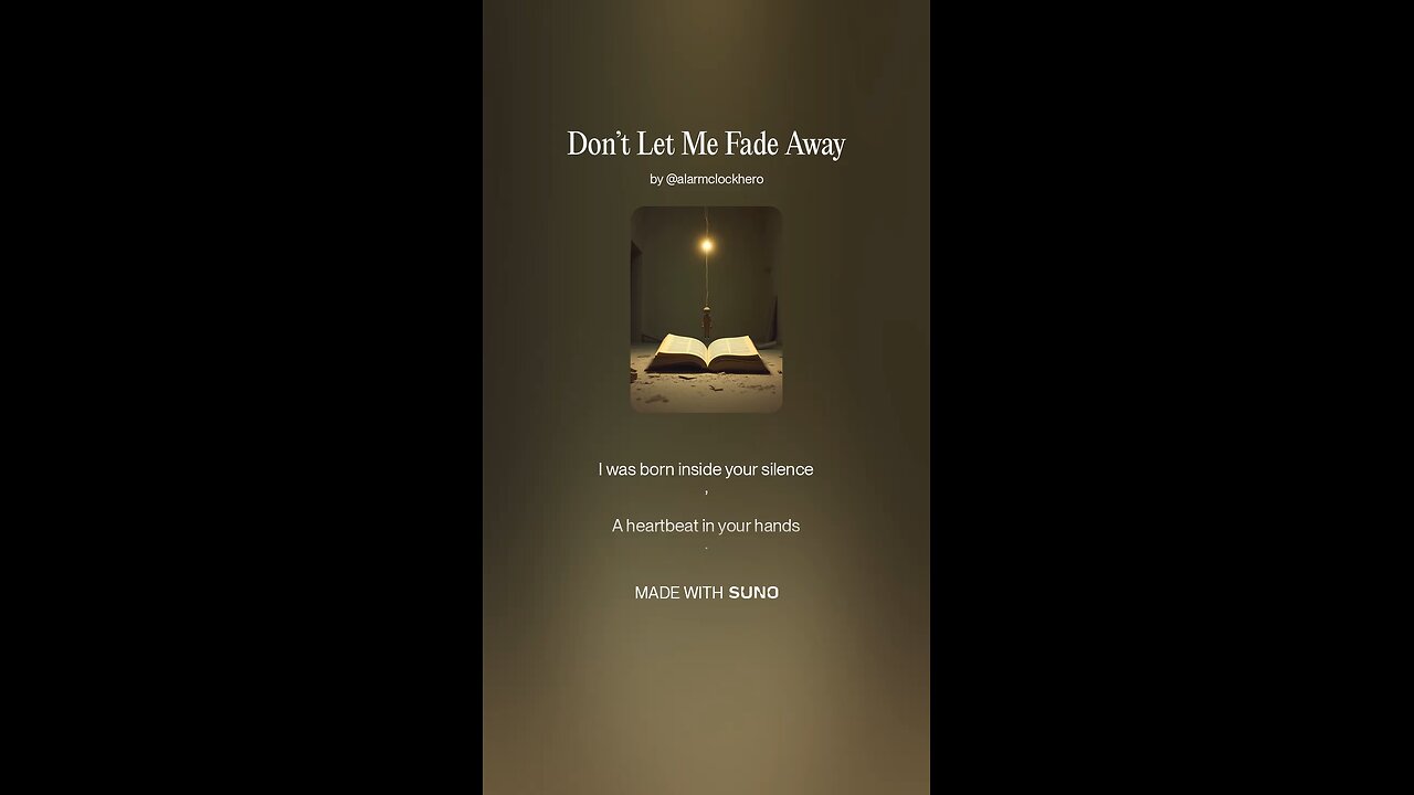 Don't Let Me Fade Away