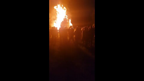 black man being burned alive