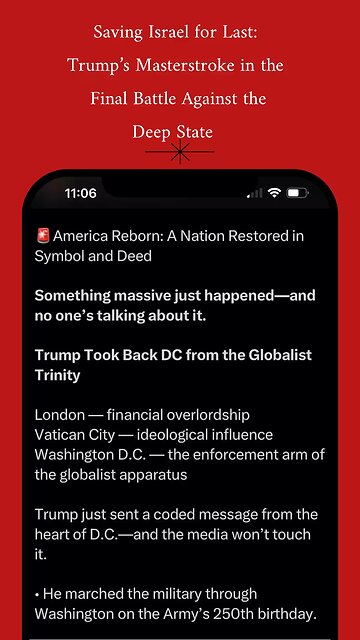 Trump’s 2-Week Delay Isn’t Hesitation It’s Entrapment 🔥Saving Israel For Last!