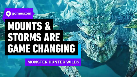 Monster Hunter Wilds - How Mounts & Weather Change The Game _ gamescom 2024