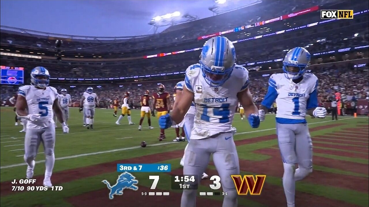 Lions’ Amon-Ra St. Brown Does The Trump Dance