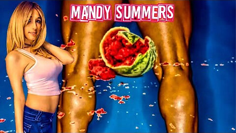 MANDY VS WATERMALIN! CRUSHING A WATERMELON WITH MY THIGHS... OR NOT!