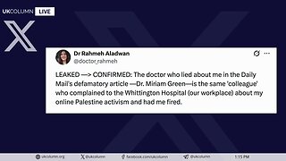 Terrorism Charges, Police Intimidation, and the Story of NHS Doctor Rahmeh Aladwan | UK Column News
