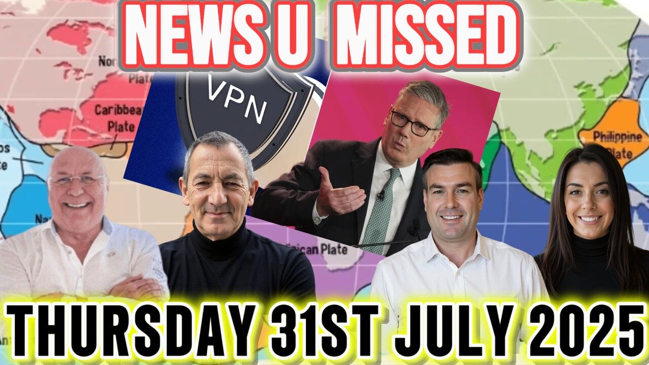 CHARLIE WARD DAILY NEWS WITH CHARLIE WARD, PAUL BROOKER & WARREN THORNTON THURSDAY 31ST JULY 2025