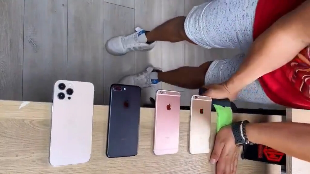 Testing the durability of different generations of iPhone