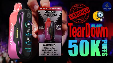 OXBAR ASTRO MAZE Unboxing Teardown Review