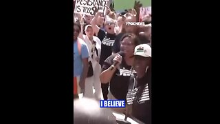 Protestors Against Trump's take over of DC... Chanting, "I believe that we will win" 🤣 NOT