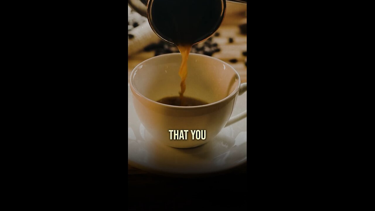 "One cup of coffee, should be replaced by two cups of water."