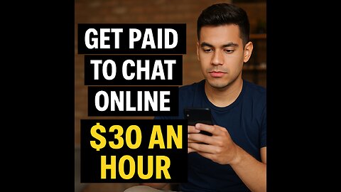 Get Paid $30/Hour to Chat Online – No Experience Needed!