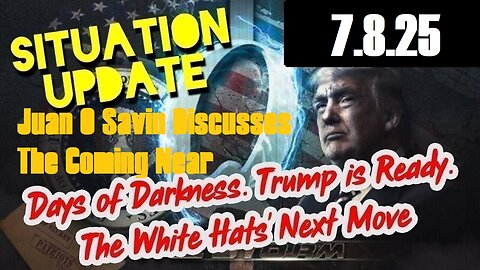 SITUATION UPDATE 7/8/25 - Massive Ice Raids Happening All Over La, Doj Epstein Case Closed?