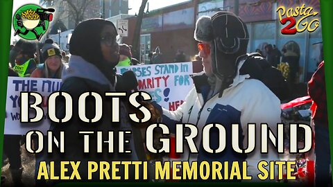 Why are you at the Alex Pretti Memorial site? | Somali Woman Pays Respects