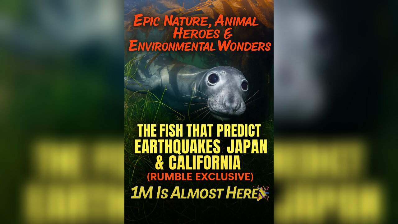 The Fish That Predict Earthquakes in Japan & California (Rumble Exclusive)