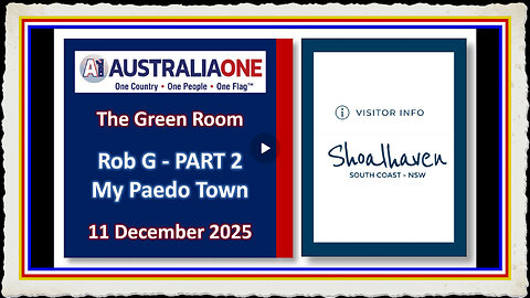 AustraliaOne Party (GRE) - My Paedo Town Part 2 (11 December 2025, 8 00pm AEDT)