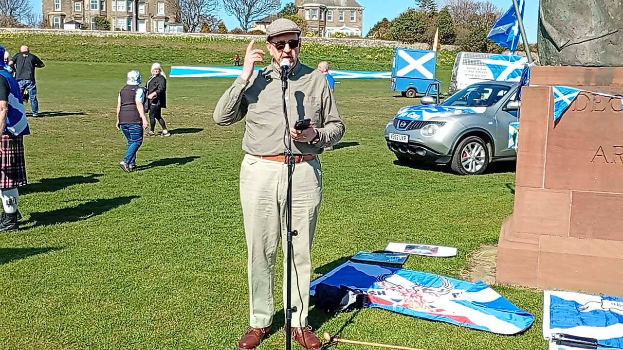 Peter Bell at the Declaration Of Arbroath Commemoration