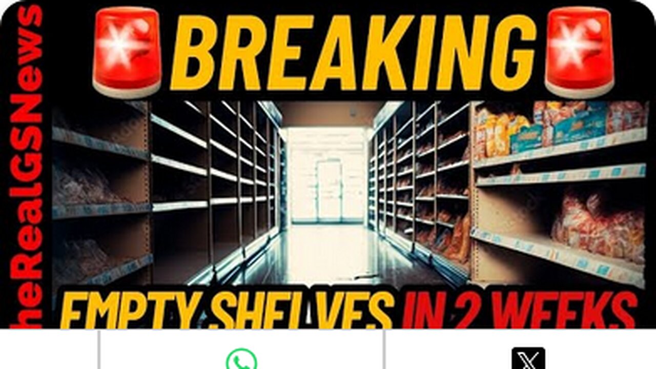 ALERT! WALMART ISSUES SERIOUS WARNING TO AMERICANS - EMPTY SHELVES IN 2 WEEKS