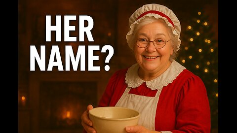 What is Mrs. Claus's First Name? 🎅The Sweet Truth ❤️🎄Portrait format