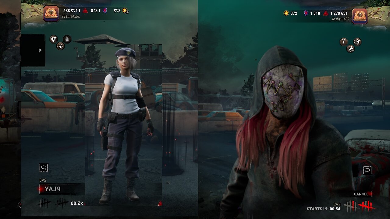 Dead By Daylight 2V8 Matches (08-31-25)