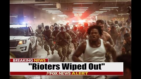 Rioters BREACH ICE Detention Center... Marines Wipe Invaders 'Off The Map'