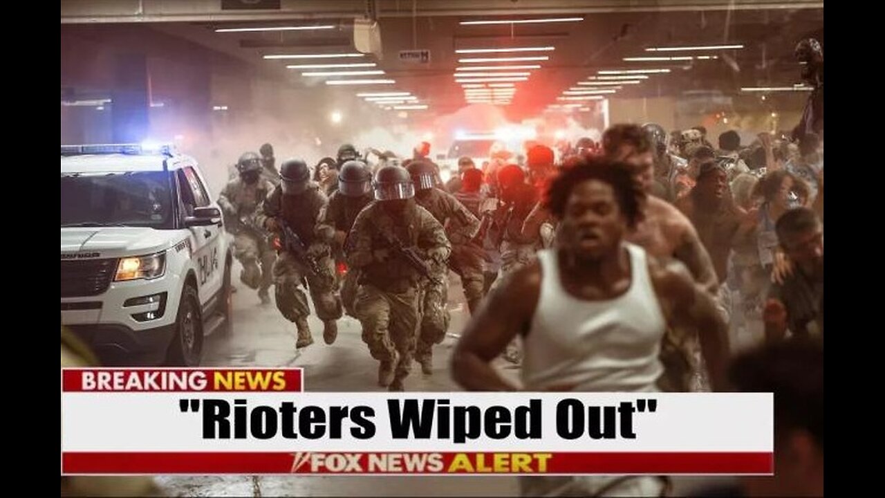 Rioters BREACH ICE Detention Center... Marines Wipe Invaders 'Off The Map'