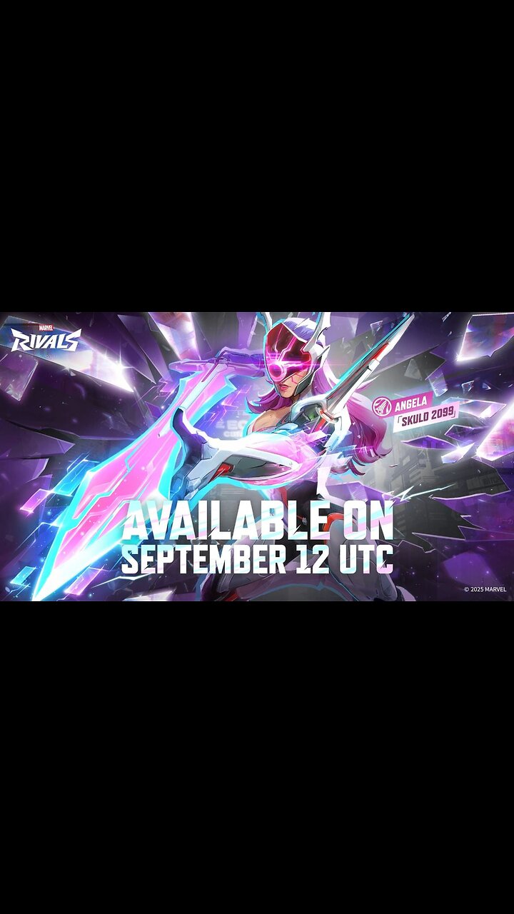 Angela SKULD 2099 Skin in Marvel Rivals Season 4! 😇