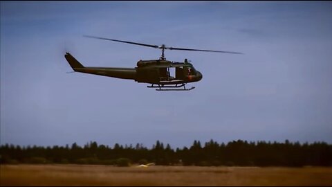 Bell Huey UH-1 Iroquois start "thump thump" sound - quality audio