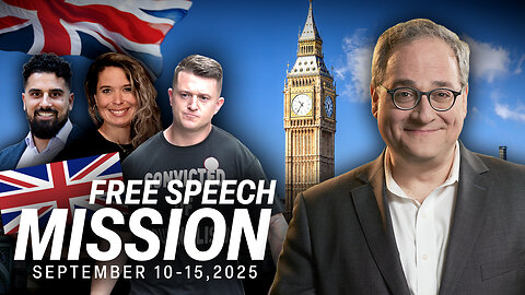Join Rebel News on the Free Speech Mission to the UK this September 10 to 15!