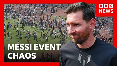 Lionel Messi event in India descends into chaos | BBC News