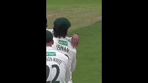 India’s Ishan Kishan hugging Pakistan’s Mohammad Abbas after taking a wicket. Sports unites 🇮🇳🇵🇰