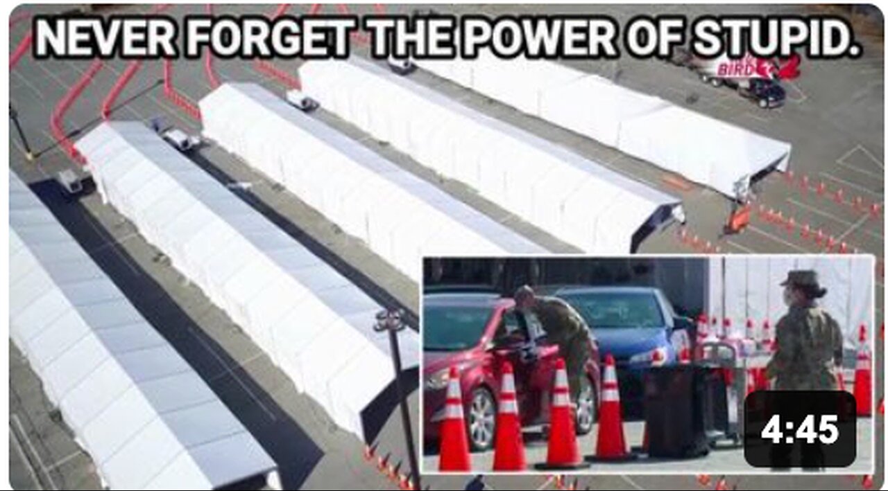 NEVER FORGET - THE VACCINATION TENTS!