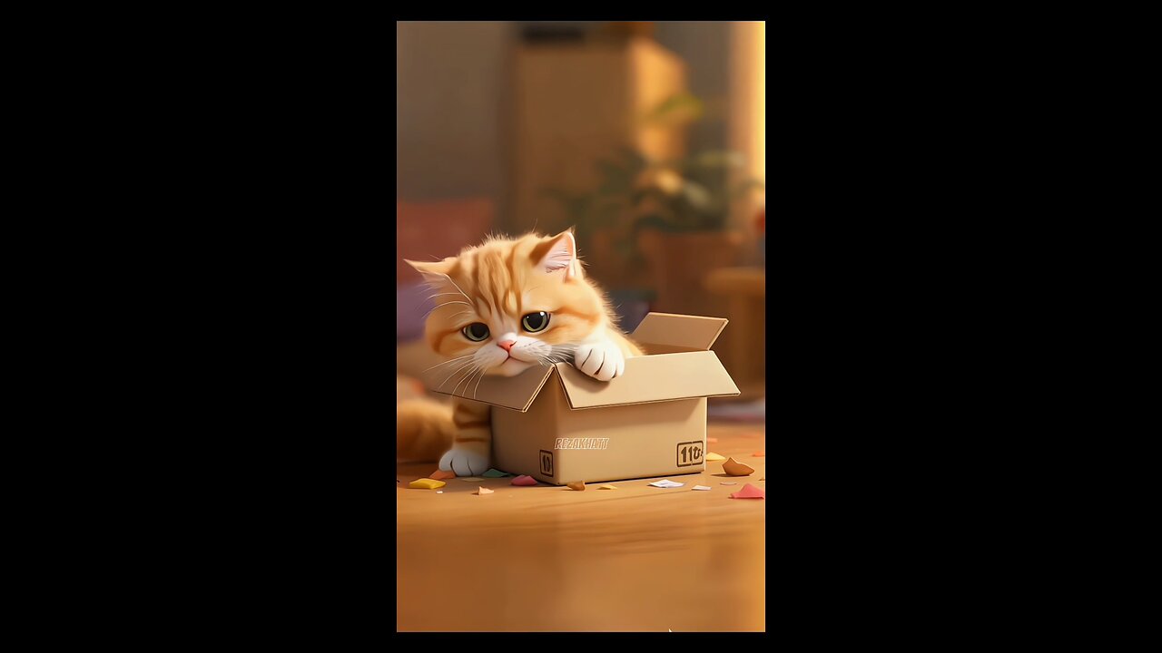 Watch this cute kitten realize it's stuck