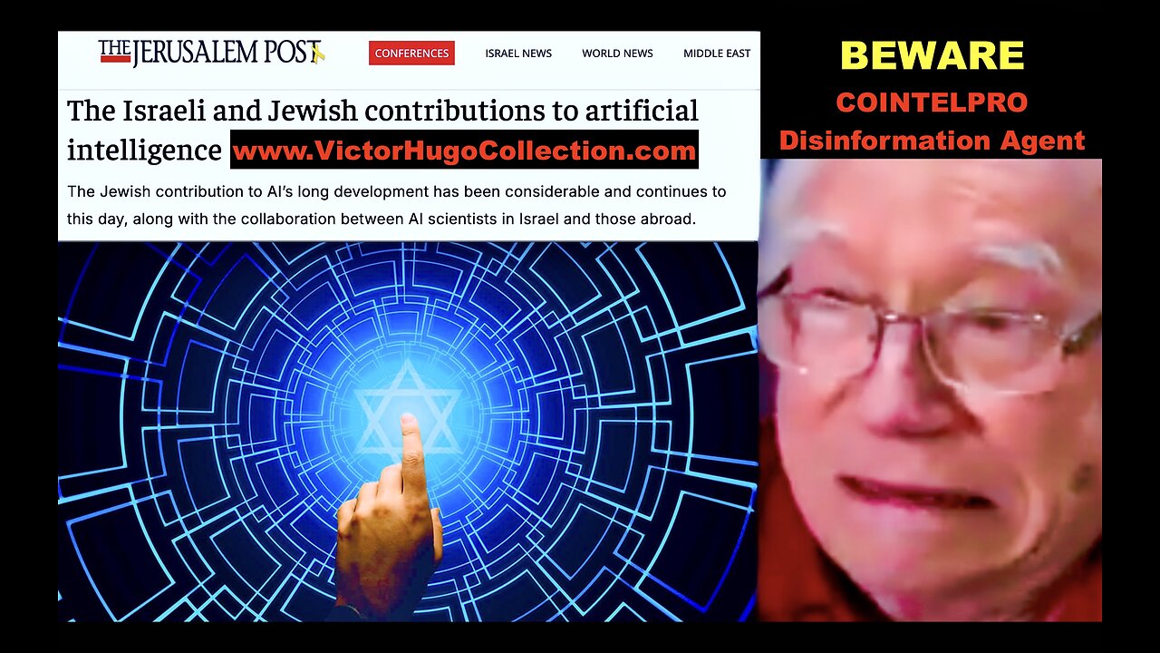 Dustin Nemos Victor Hugo Expose Jewish Disinformation Agent Jim Fetzer Hiding Israel Control Over AI