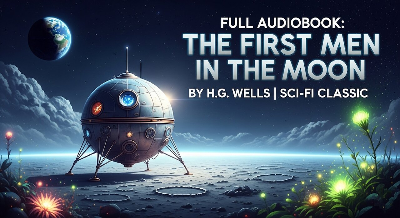 Full Audiobook: The First Men in the Moon by H.G. Wells | Sci-Fi Classic