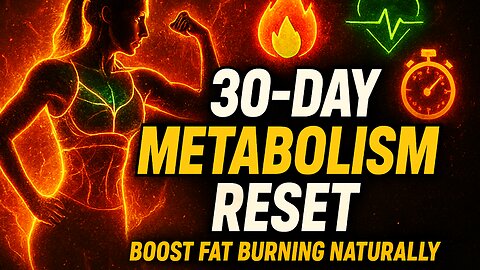 🔥 30-Day Metabolism Reset | Boost Fat Burning Naturally & Break Weight Loss Plateaus 🚀