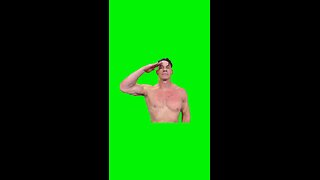 John Cena Salute | Green Screen #johncena #wrestling #wwe #meme #fyp